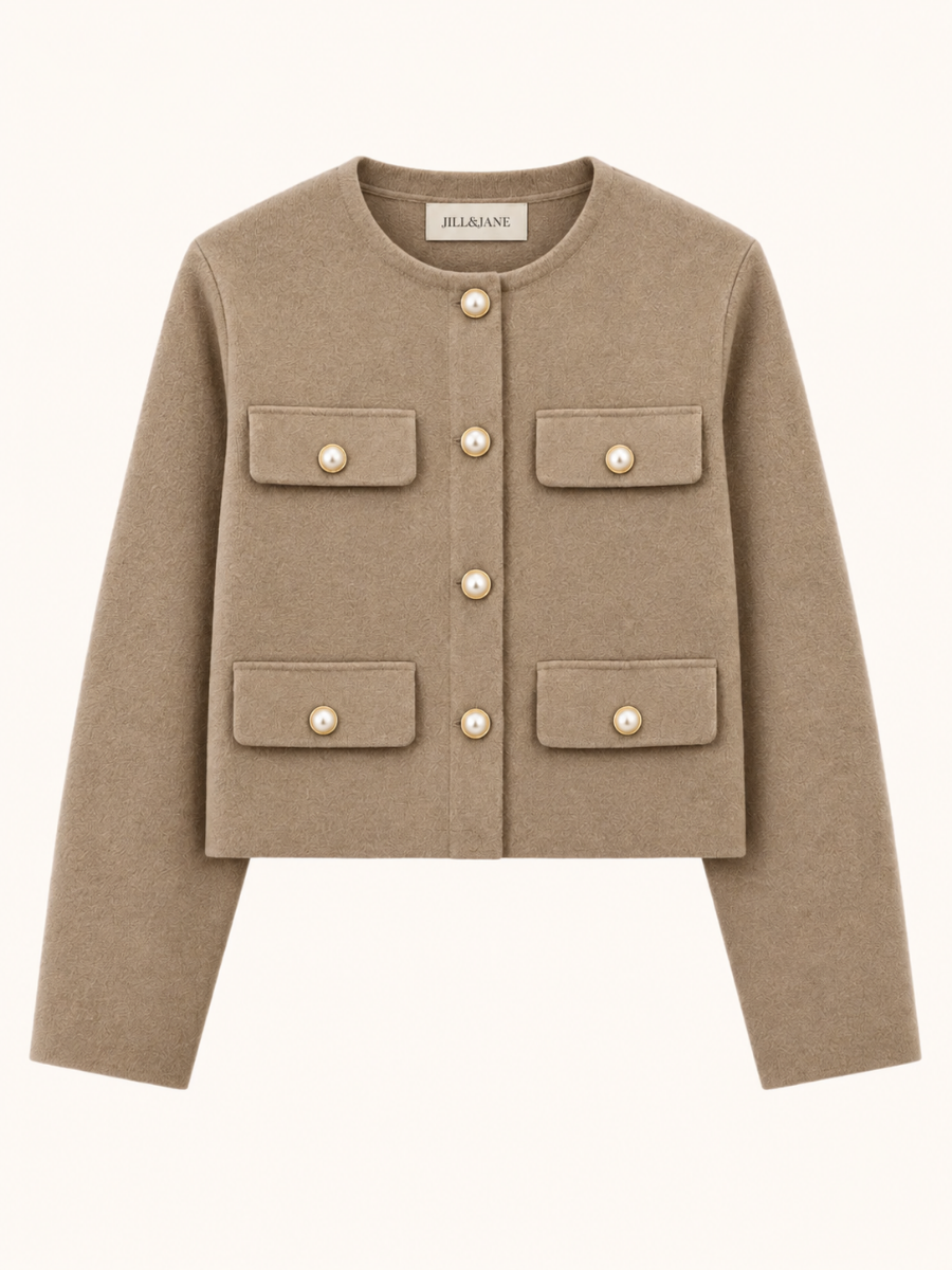 Pearl Button Pocket Overshirt