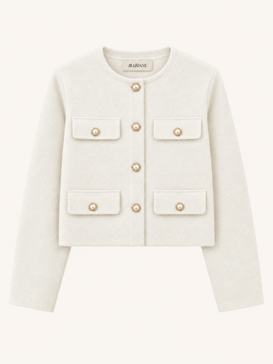 Pearl Button Pocket Overshirt
