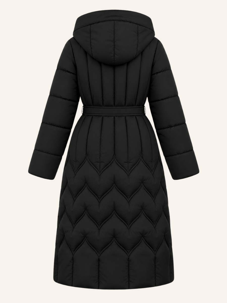 Belted Quilted Pufferjas