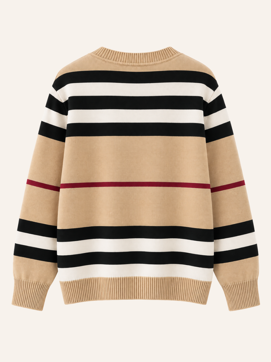 Contrast Stripe V-Neck Vest
