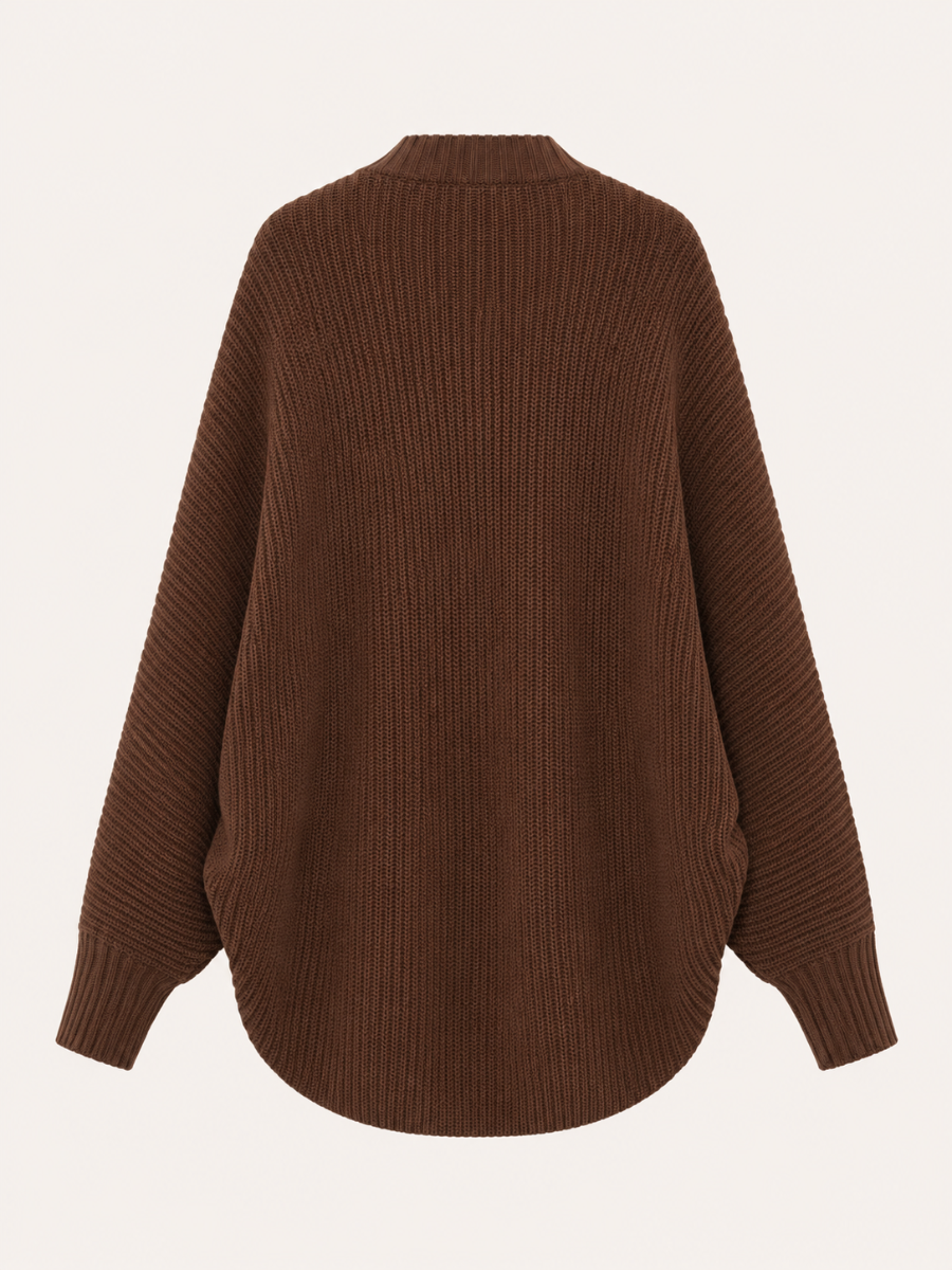 Draped Open-Front Vest