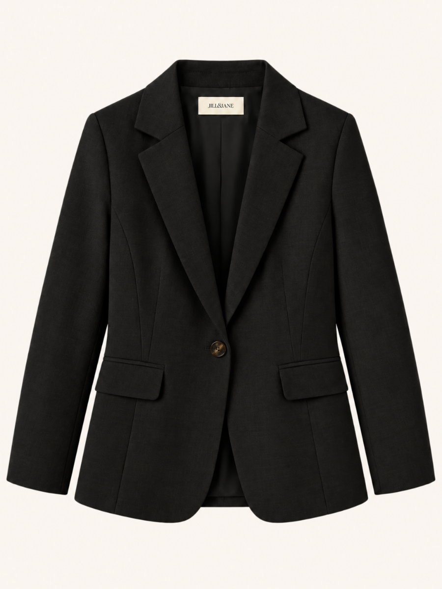 Single-Button Tailored Blazer