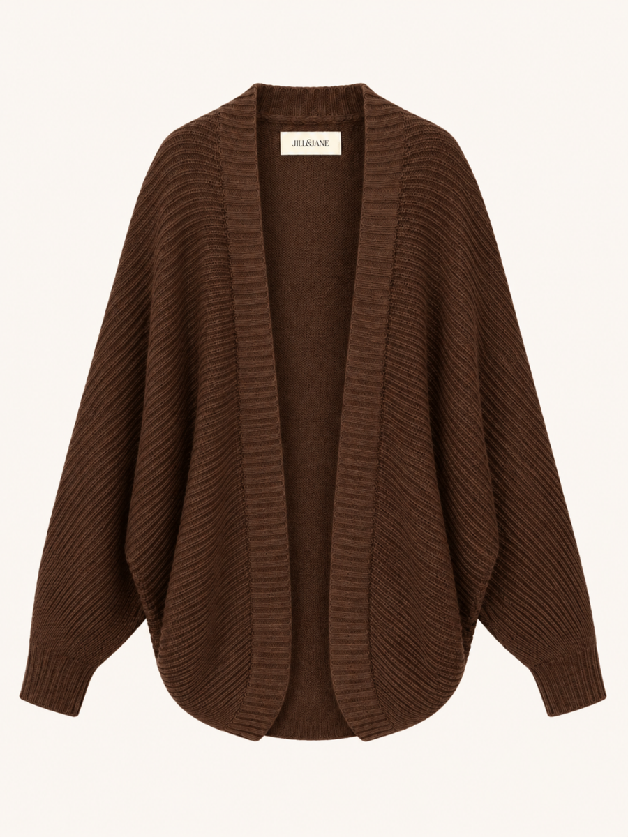 Draped Open-Front Vest