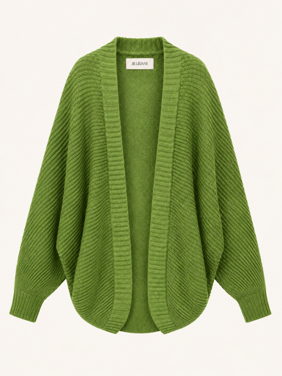Draped Open-Front Vest