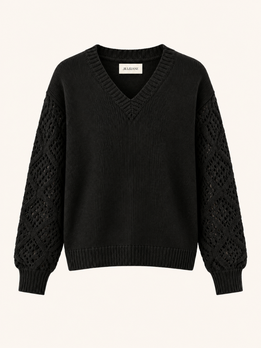 Lace Knit Sweater