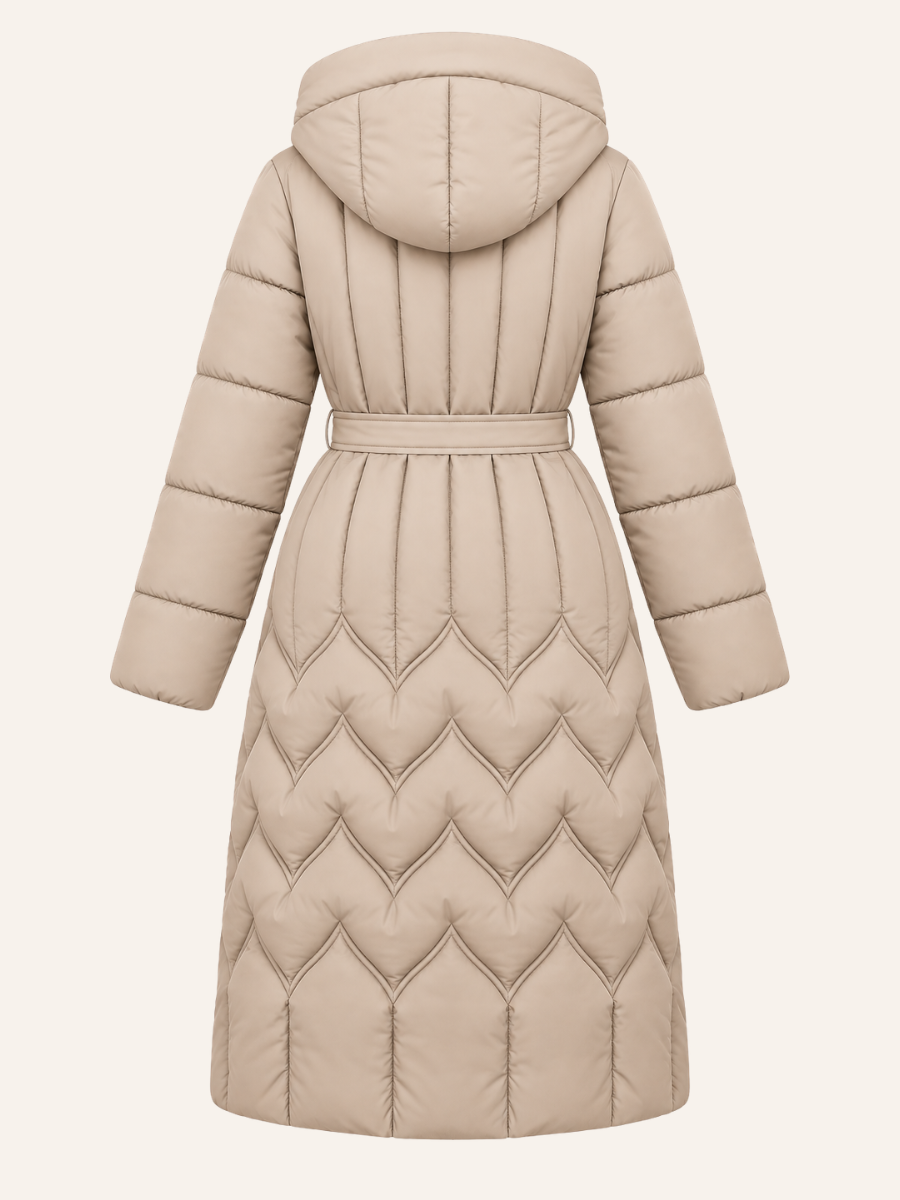 Belted Quilted Pufferjas