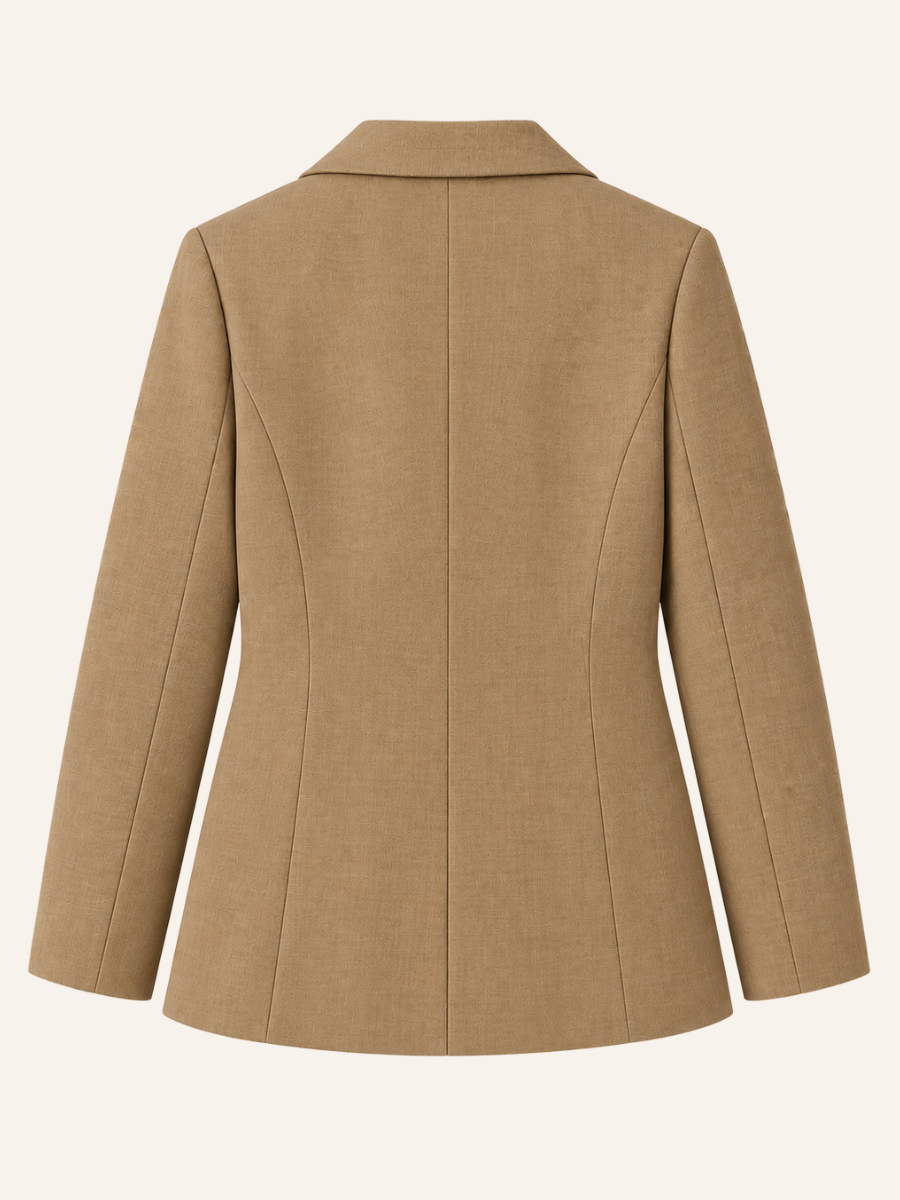 Single-Button Tailored Blazer
