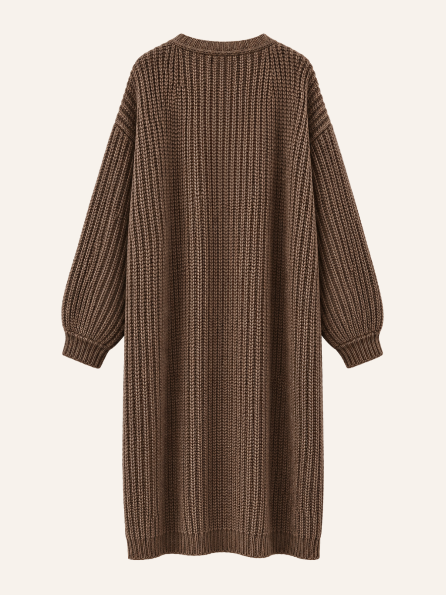 Longline Chunky Knit Vest