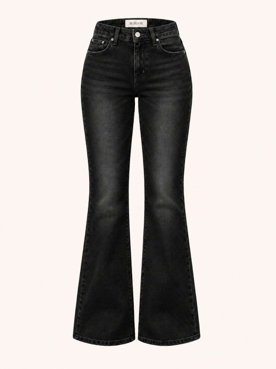High-Waisted Flare Jeans