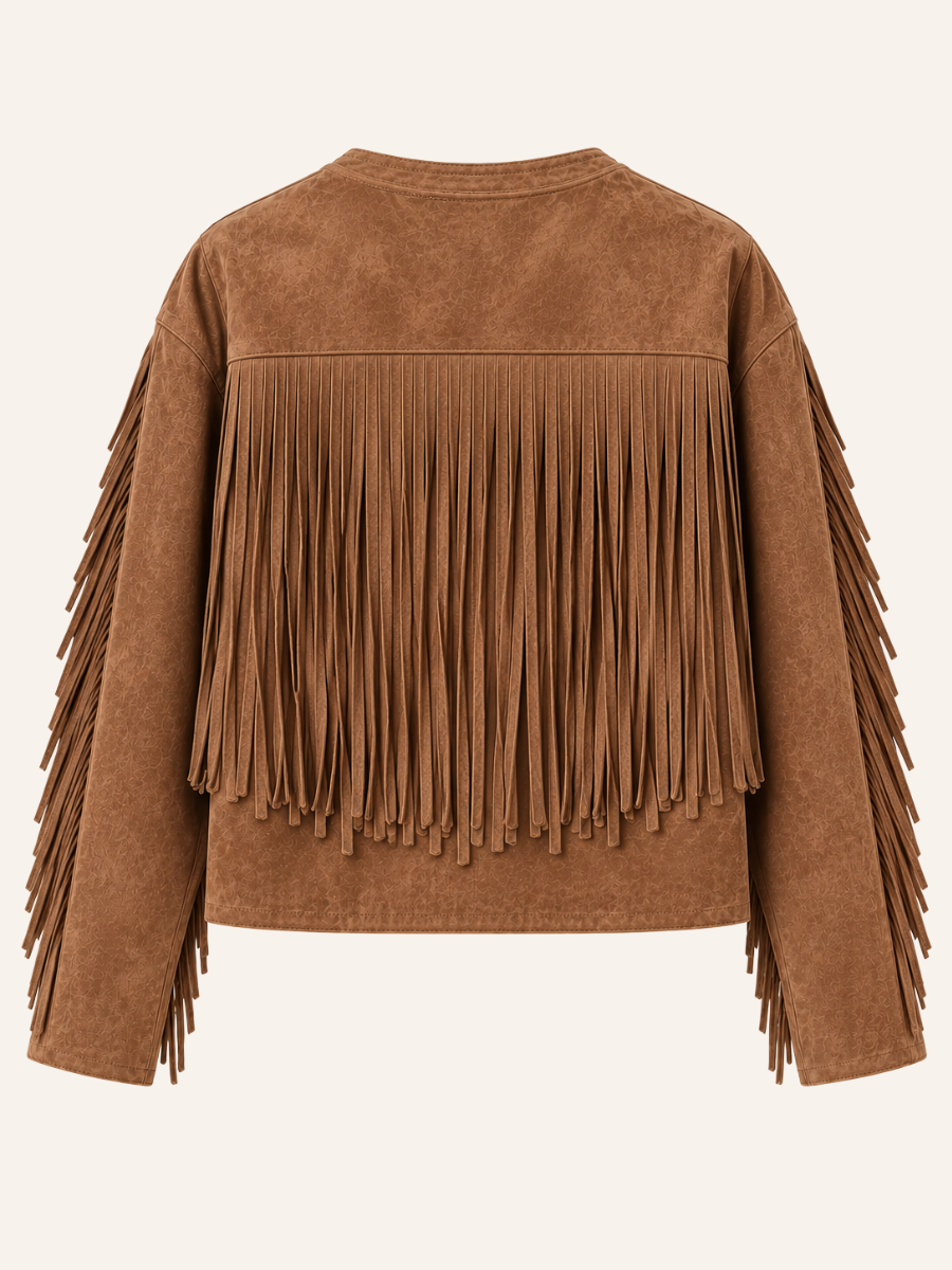 Fringe Suede Overshirt