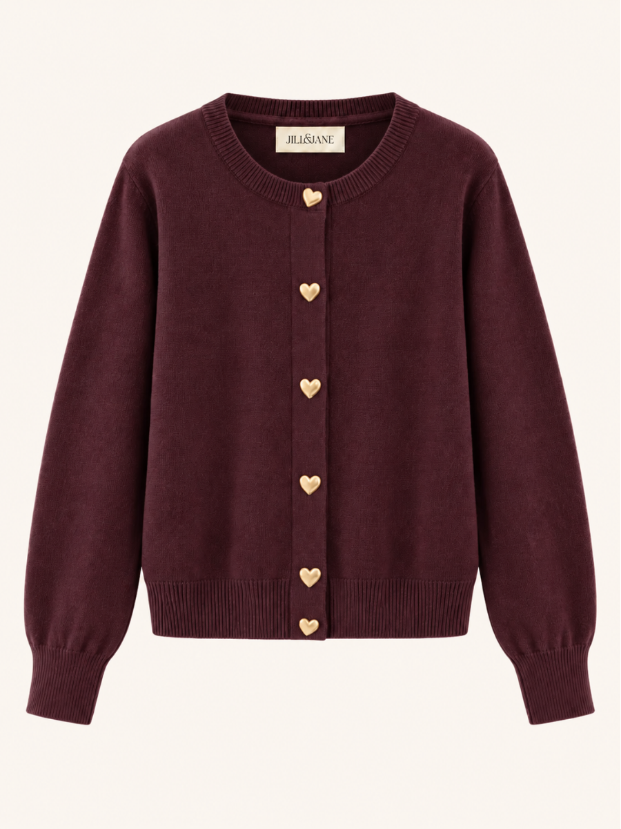 Mabel Heart Button Vest