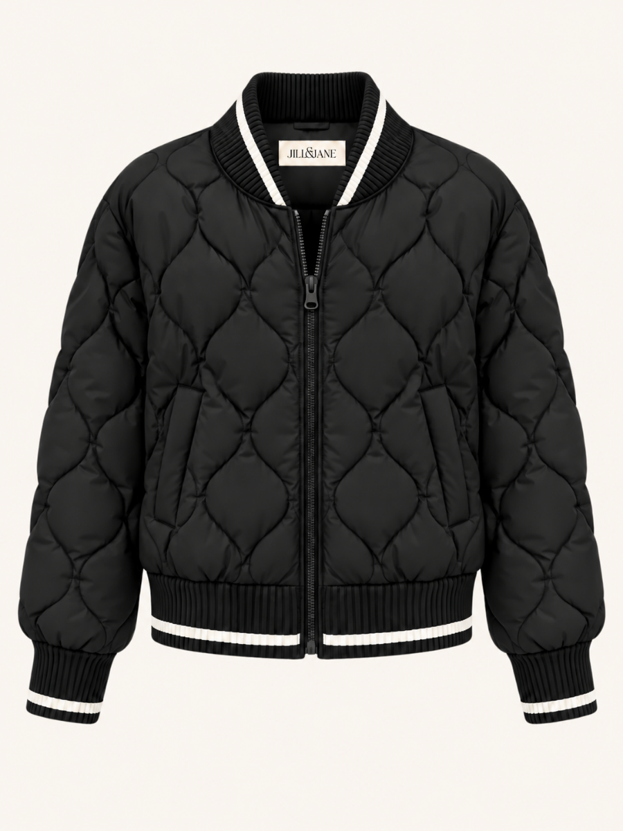 Diamond Quilted Bomberjas