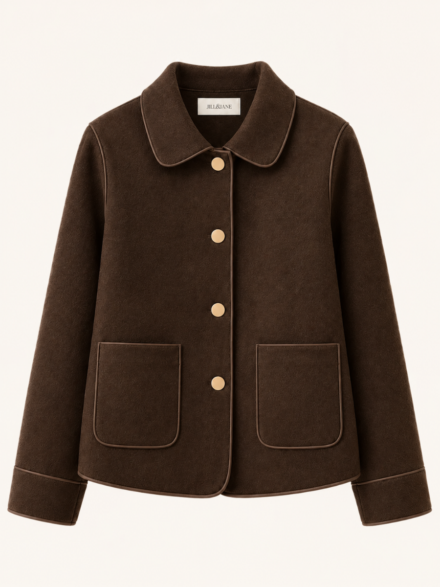 Gold Button Pocket Overshirt