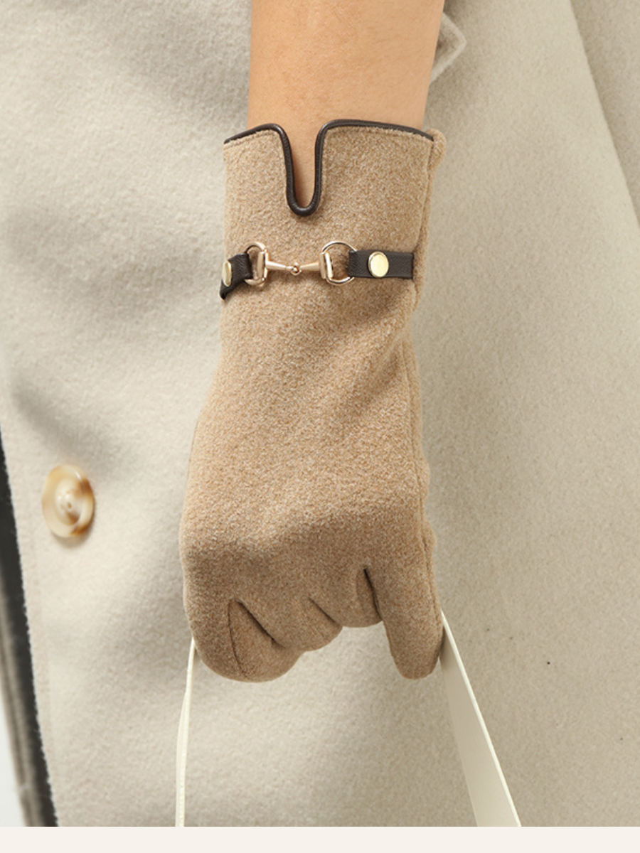 Buckle-Detail Handschoenen