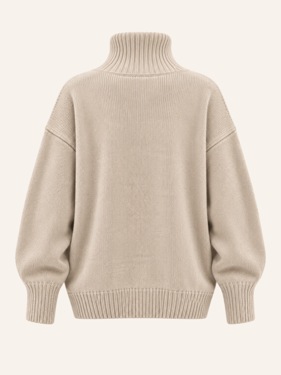 Cozy Turtleneck Knit Sweater
