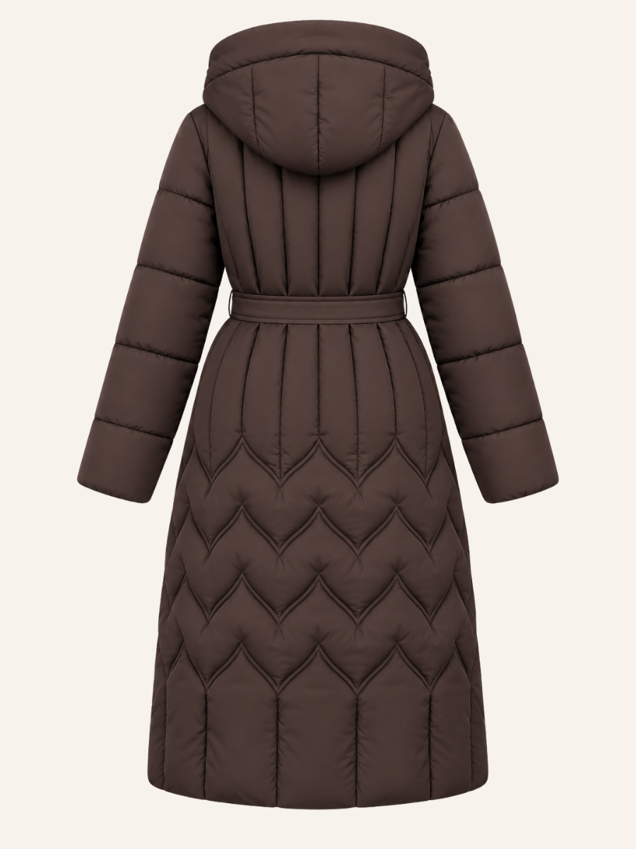 Belted Quilted Pufferjas