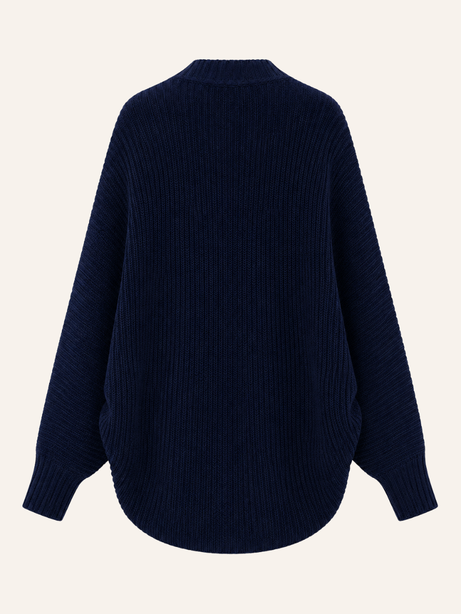 Draped Open-Front Vest
