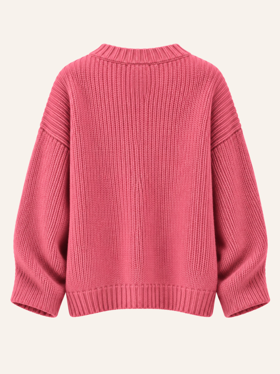 Chunky Knit Pocket Sweater