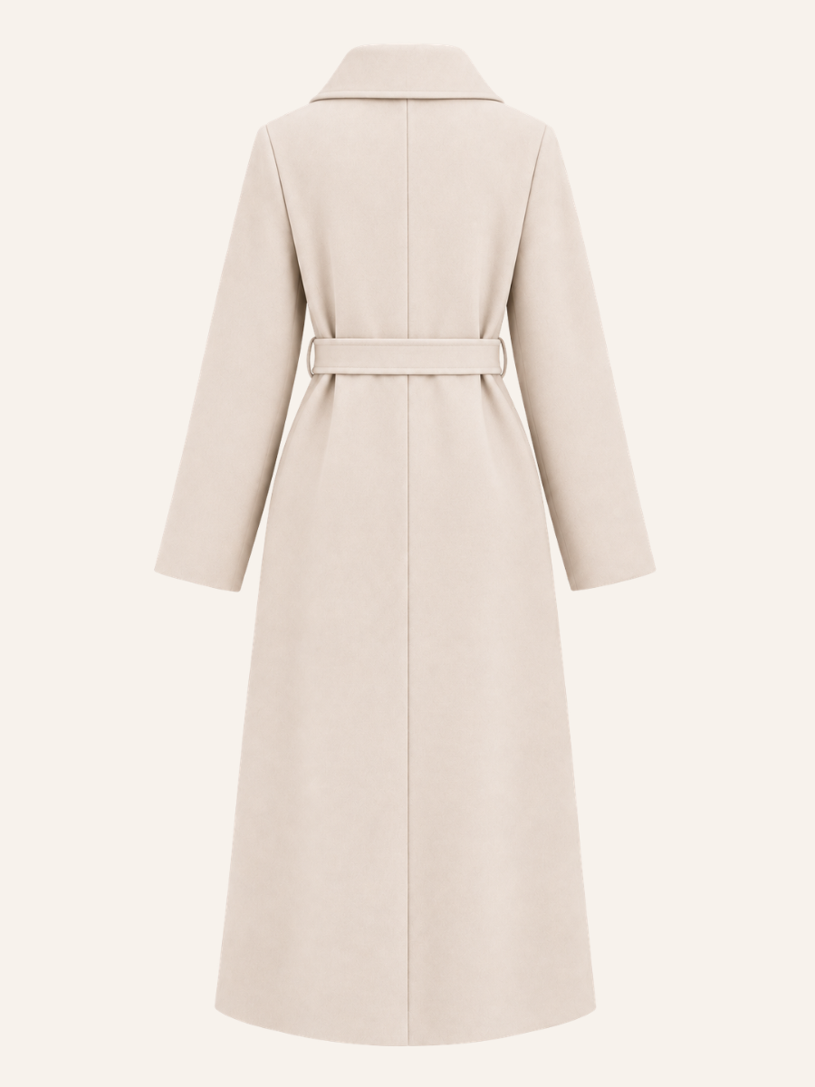 Asymmetric Belted Coat