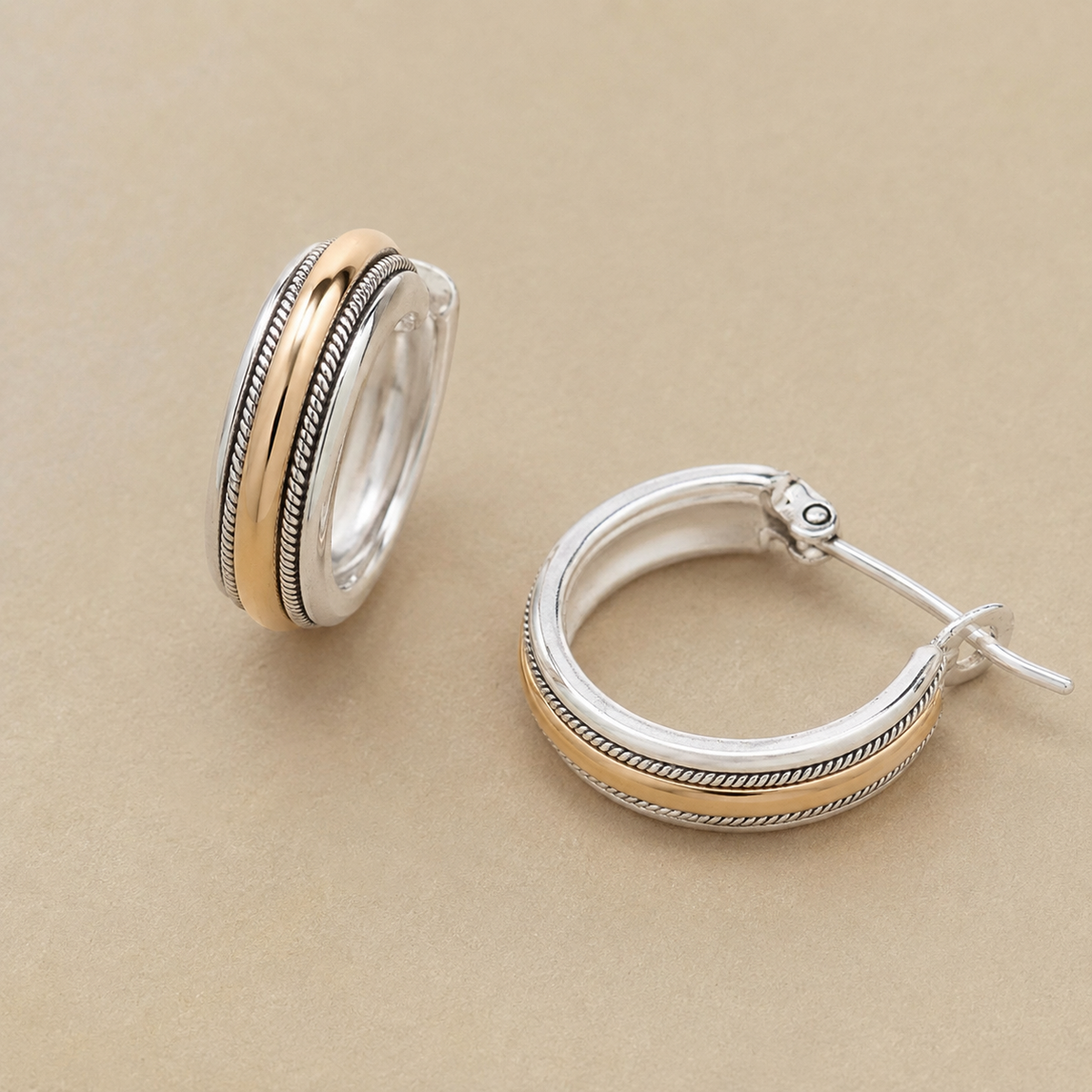Sculpted Hoop Oorbellen