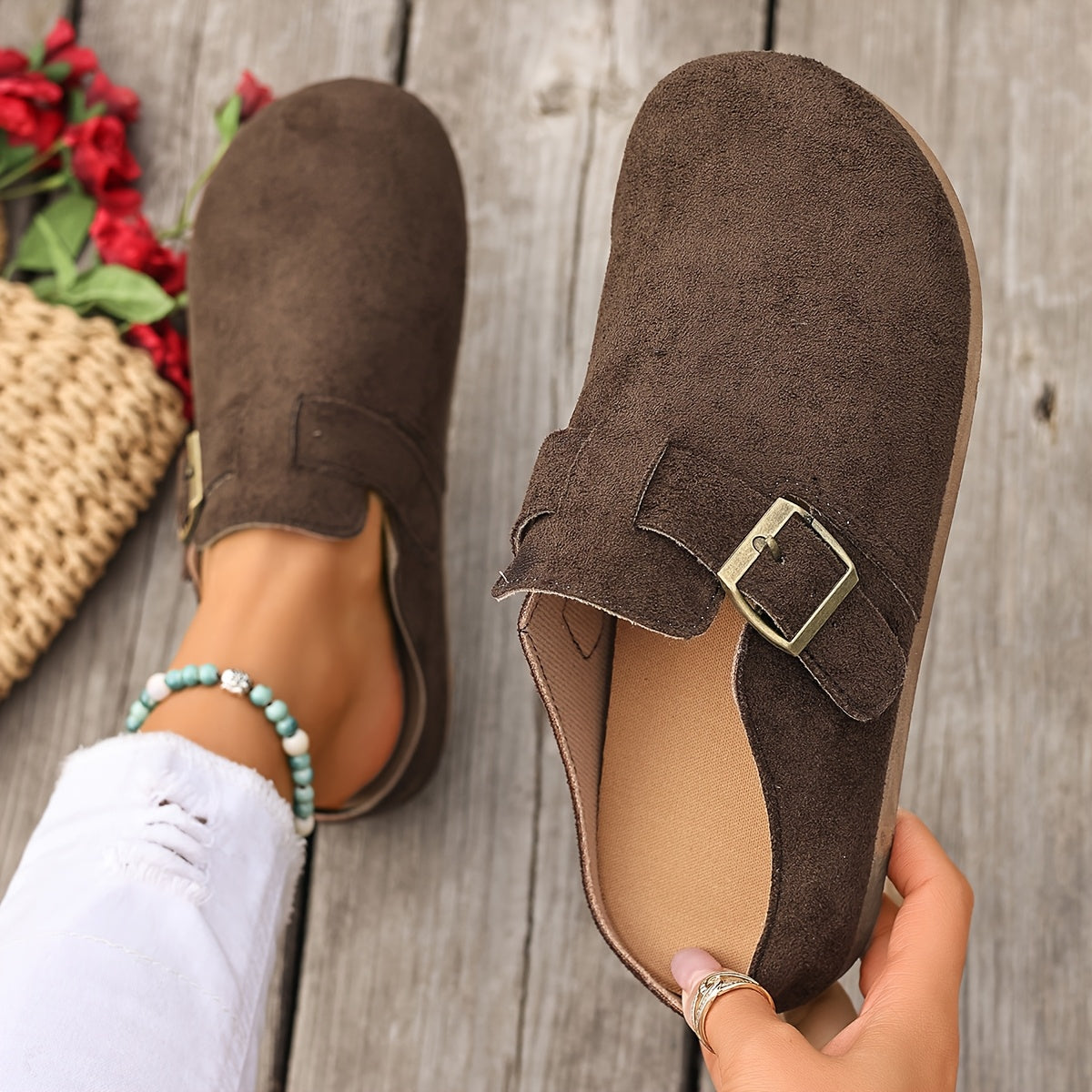 Buckle Clogs
