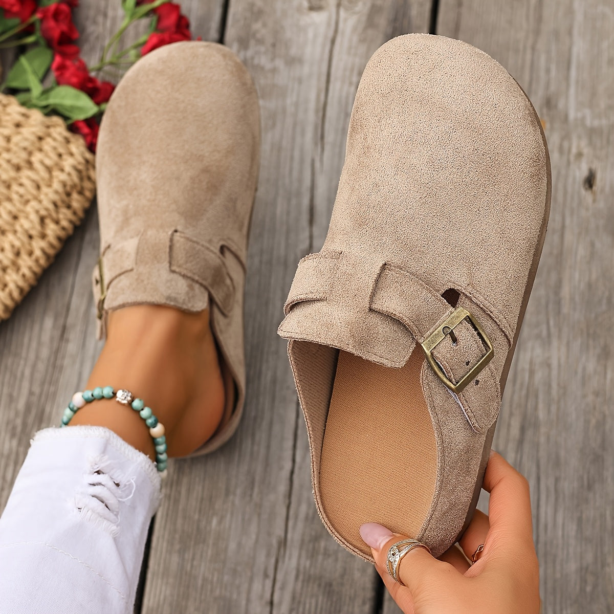 Buckle Clogs