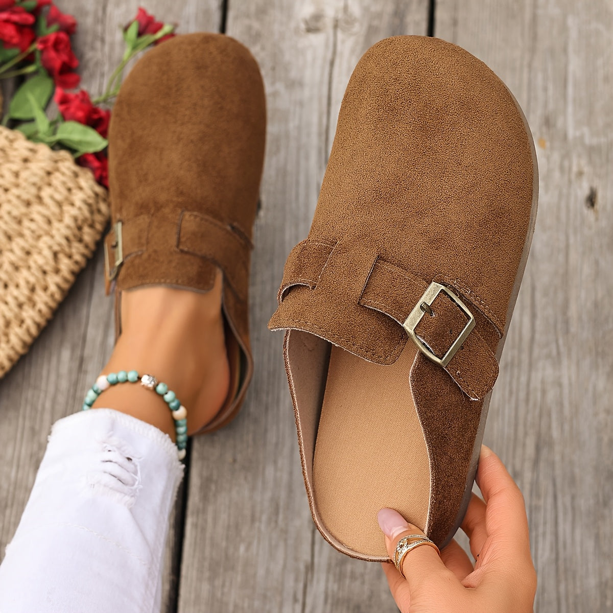 Buckle Clogs