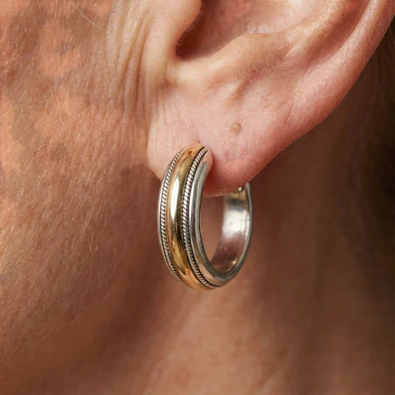 Sculpted Hoop Oorbellen