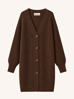 Button Front Knit Jurk