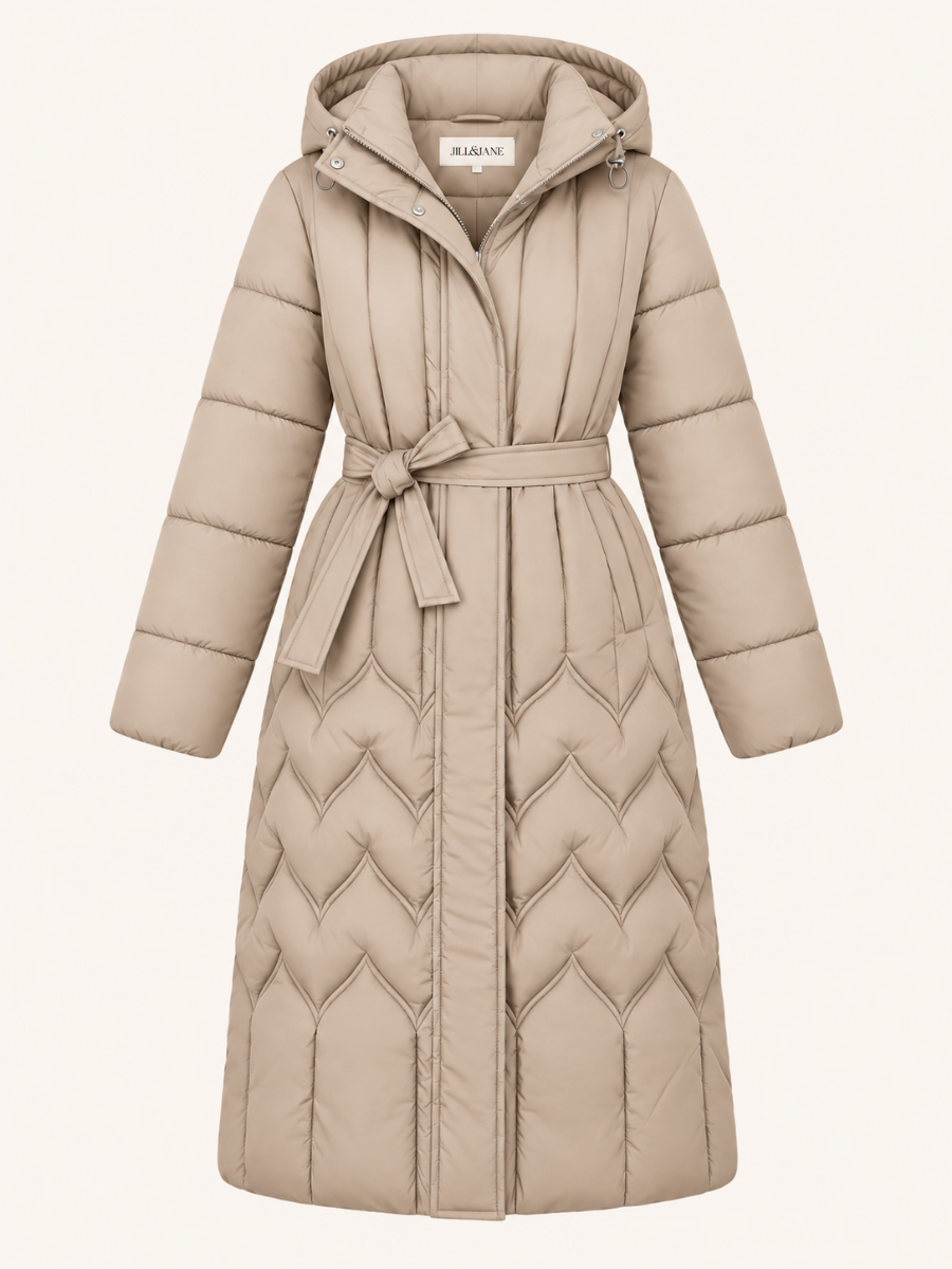 Belted Quilted Pufferjas