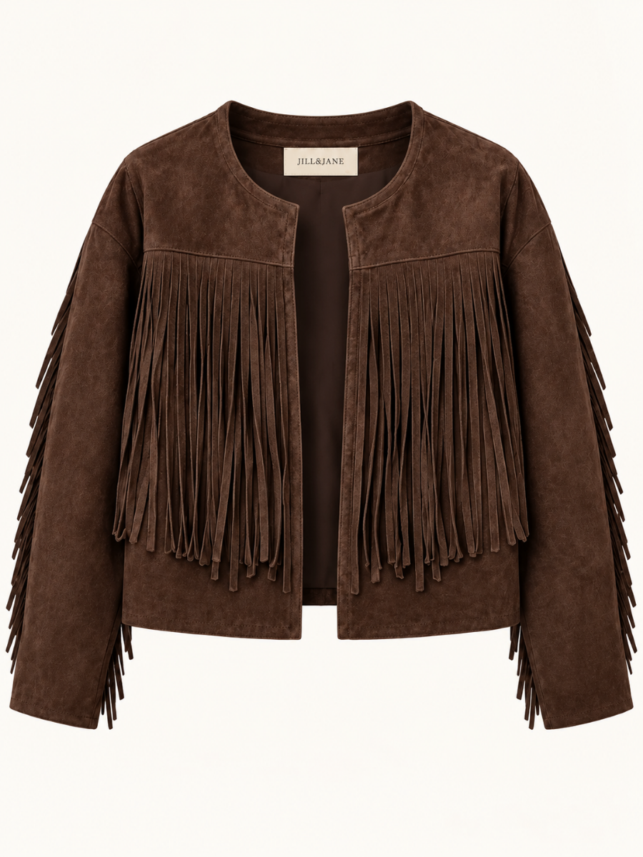 Fringe Suede Overshirt
