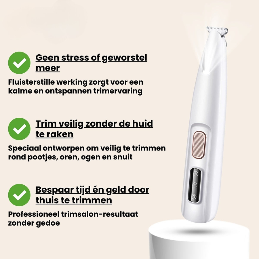 PawBlade Pro - Professionele Precisie Trimmer voor Huisdieren