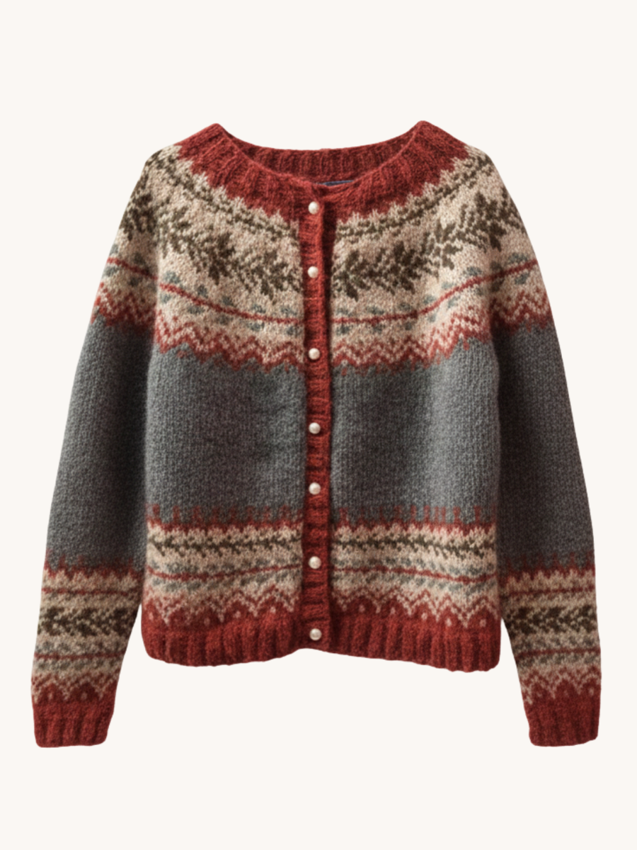 Noors Gebreid Vest | Warm, Tijdloos en Comfortabel om te Dragen