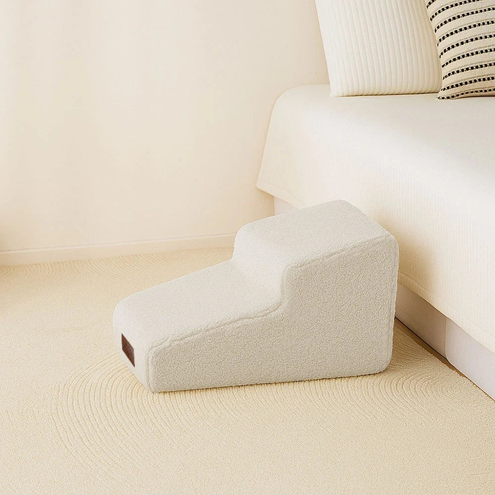 Teddy Hondentrap voor Bed & Bank – Zacht & Comfortabel