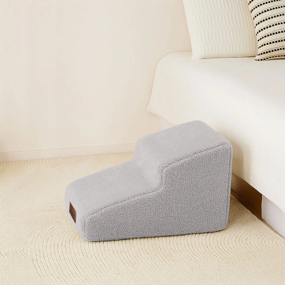 Teddy Hondentrap voor Bed & Bank – Zacht & Comfortabel
