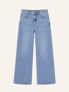 High-Waisted Wide-Leg Jeans