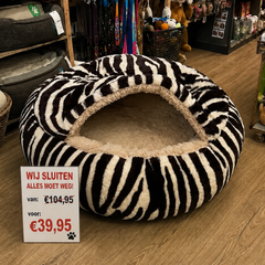 Zebra Slaapmand - Voor Honden & Katten