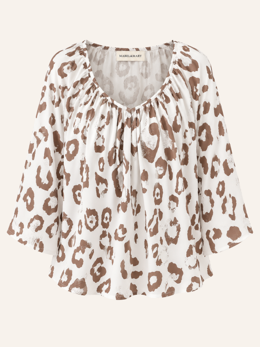 Allover Print Blouse