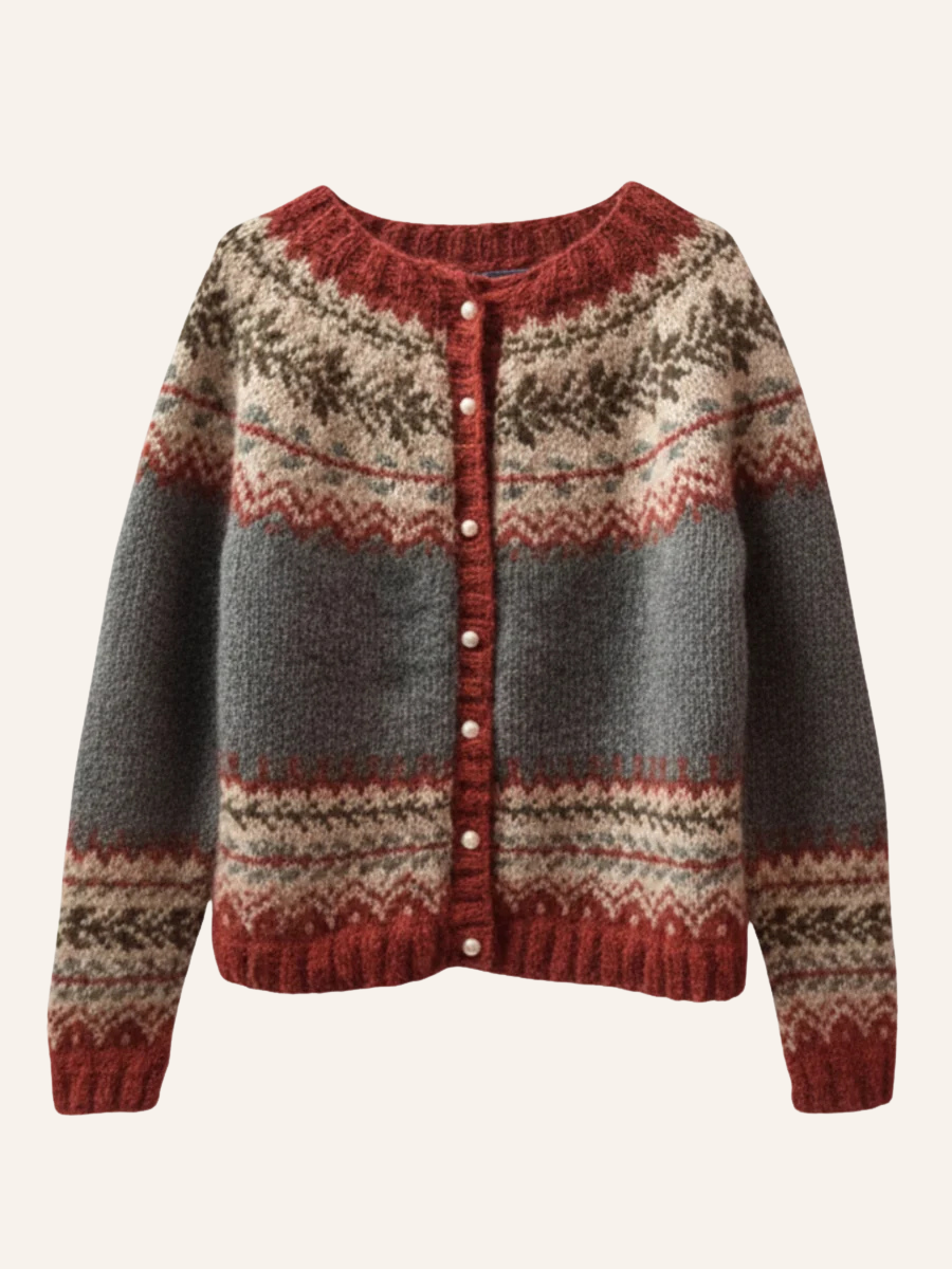 Fair Isle Knit Vest