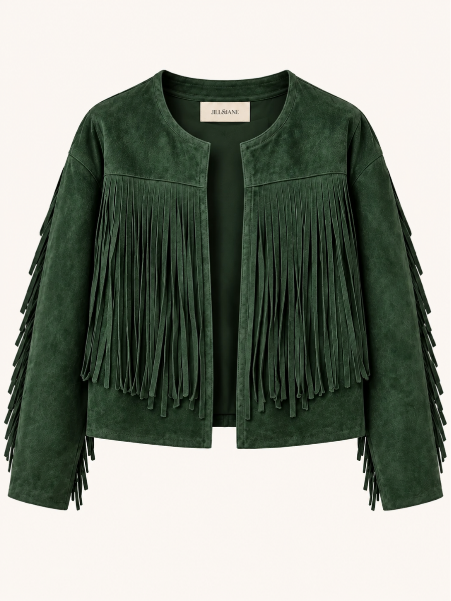 Fringe Suede Overshirt