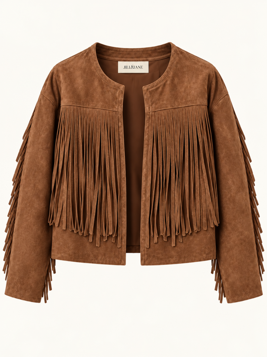 Fringe Suede Overshirt