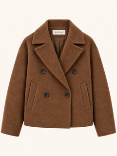 Double-Breasted Cropped Jacket