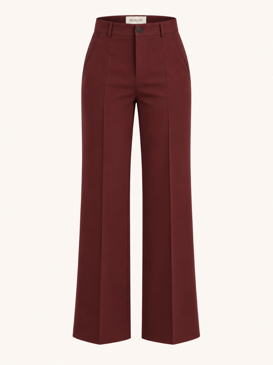 Tailored Wide-Leg Pantalon