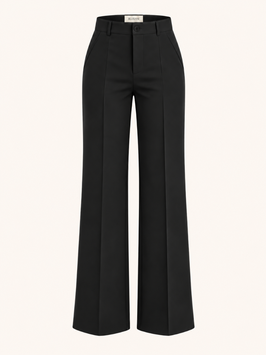 Tailored Wide-Leg Pantalon