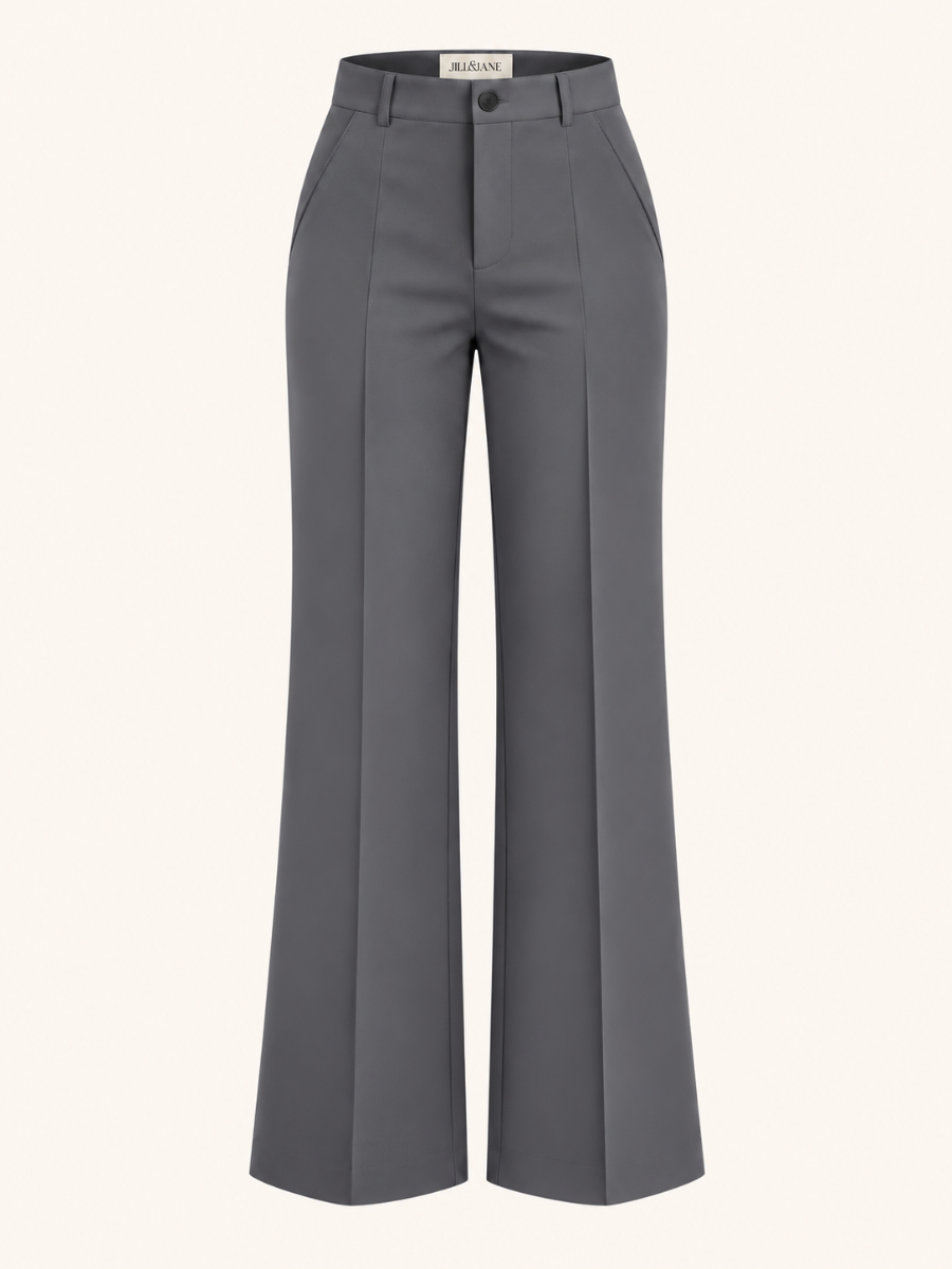 Tailored Wide-Leg Pantalon