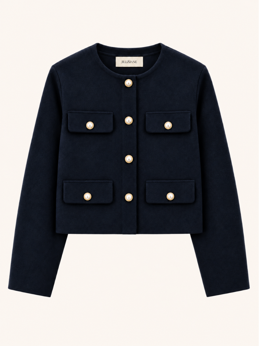 Pearl Button Pocket Overshirt