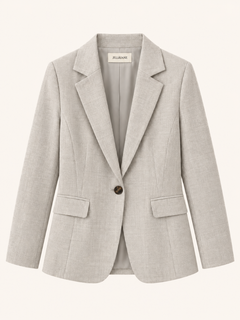 Single-Button Tailored Blazer