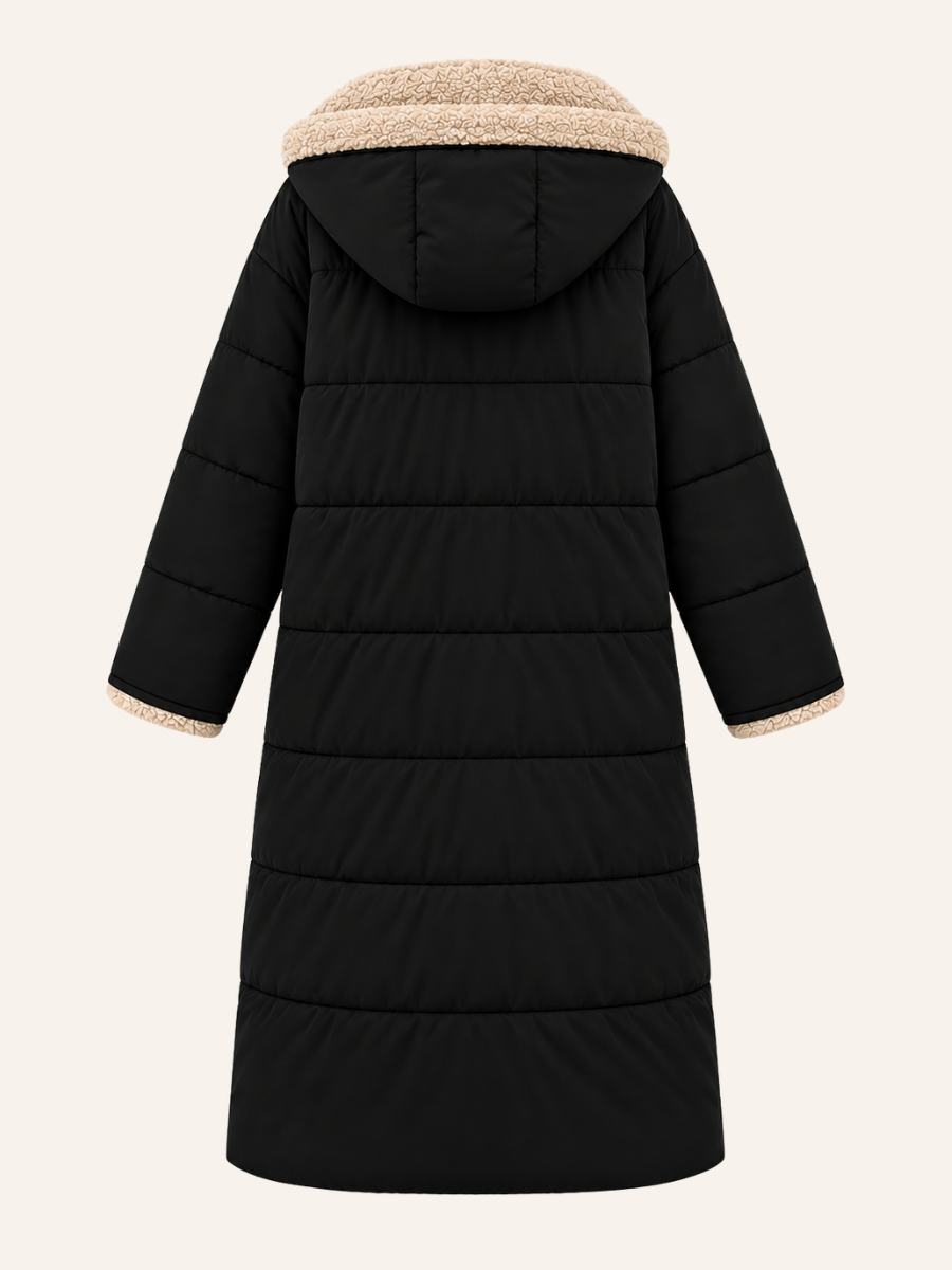 Shearling Hooded Pufferjas