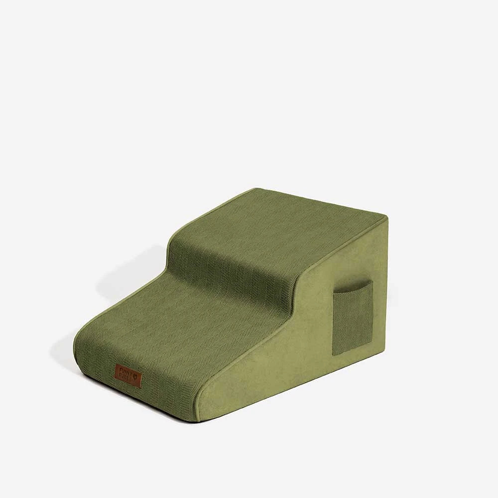 Chenille Hondentrap voor Bed & Bank – Extra Breed
