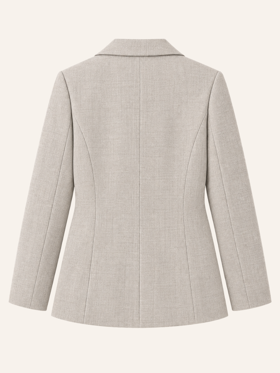 Single-Button Tailored Blazer